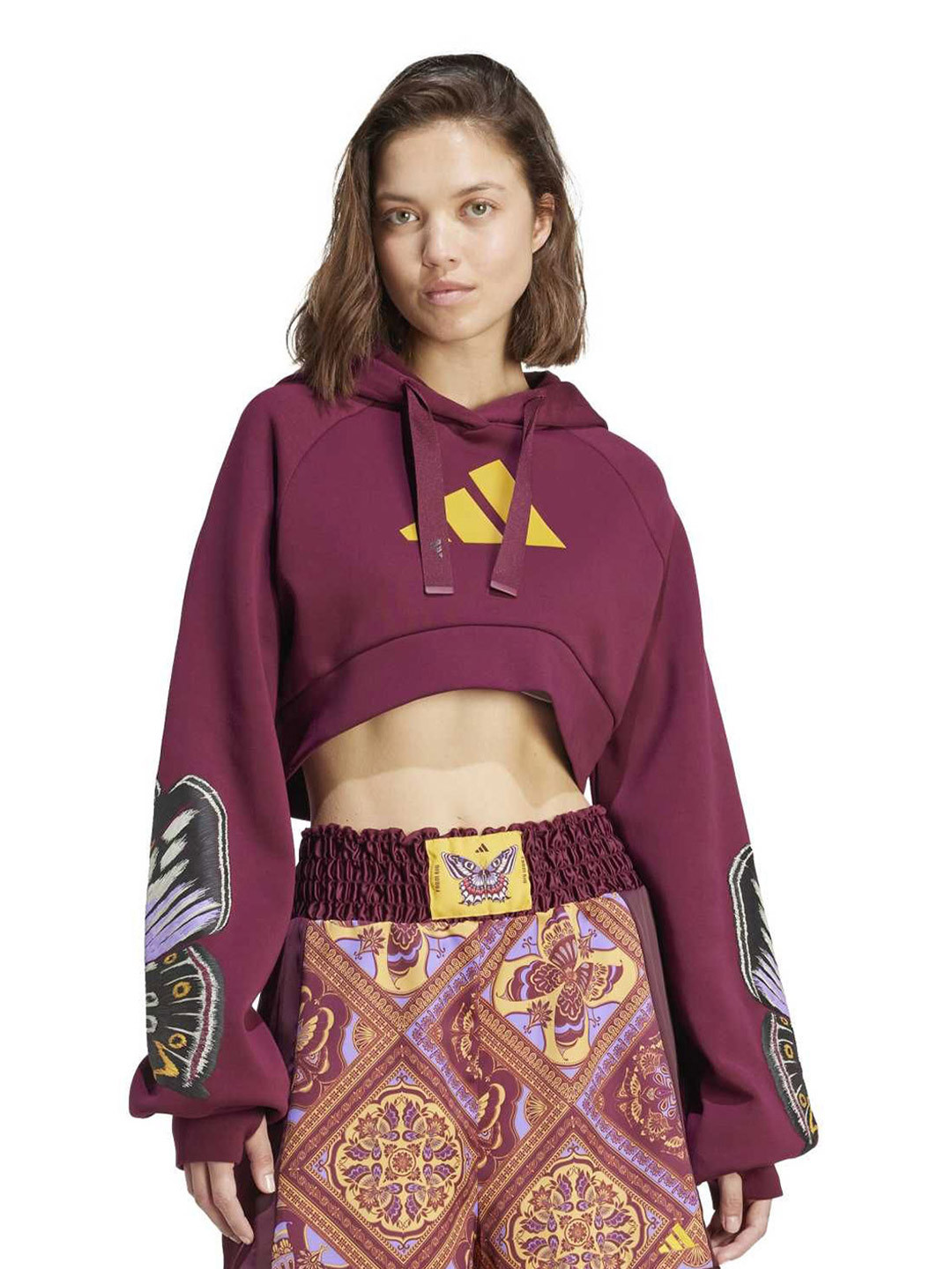 ADIDAS X Brand Logo Printed Hoodie Pullover