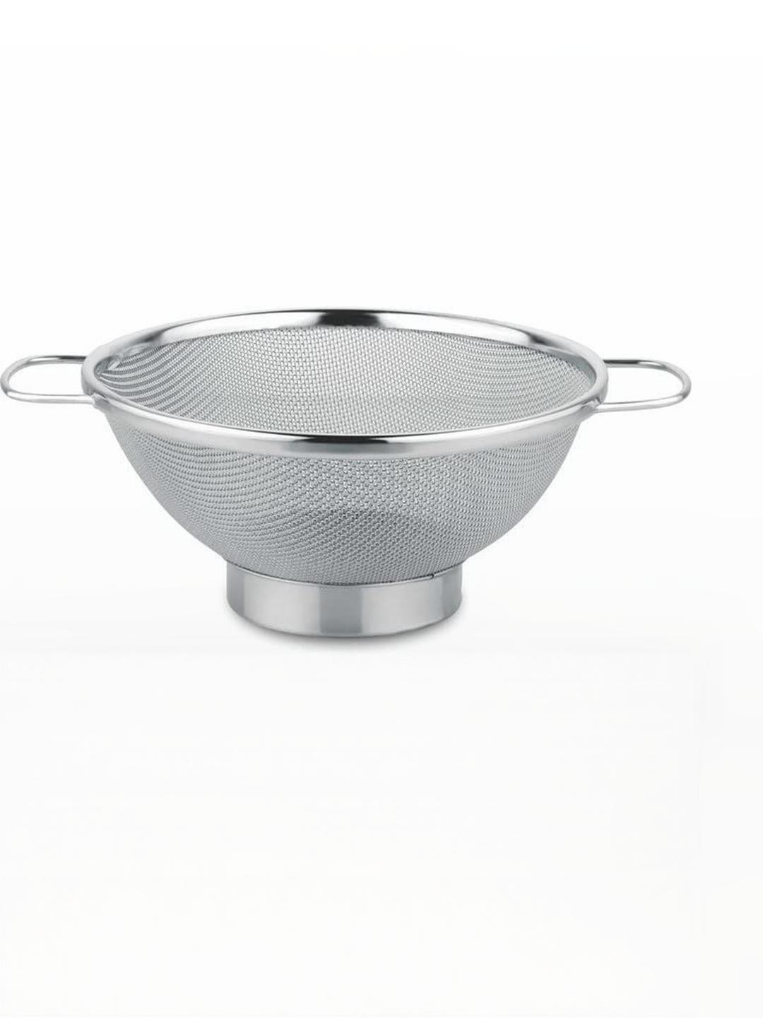 Prabha Pack of 1 Stainless Steel Net food Colander basket