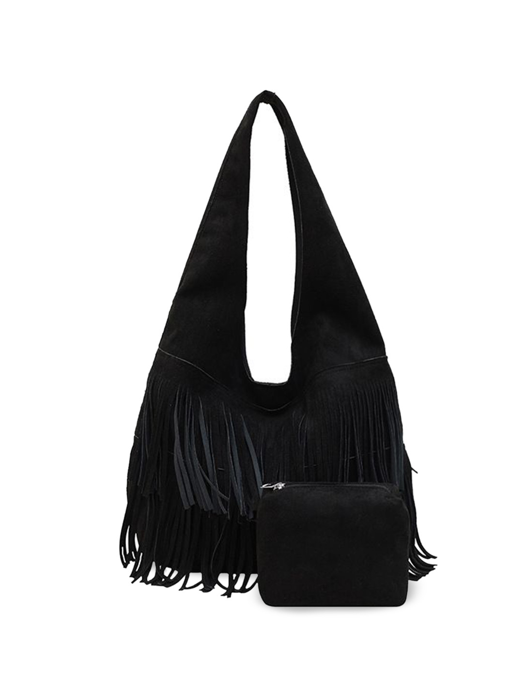 CORSICA Half Moon Water Resistance Fringed Shoulder Bag