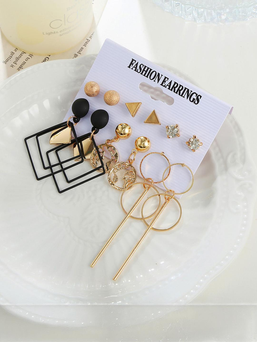 DressBerry Gold-Plated Alloy NA Drop Earrings