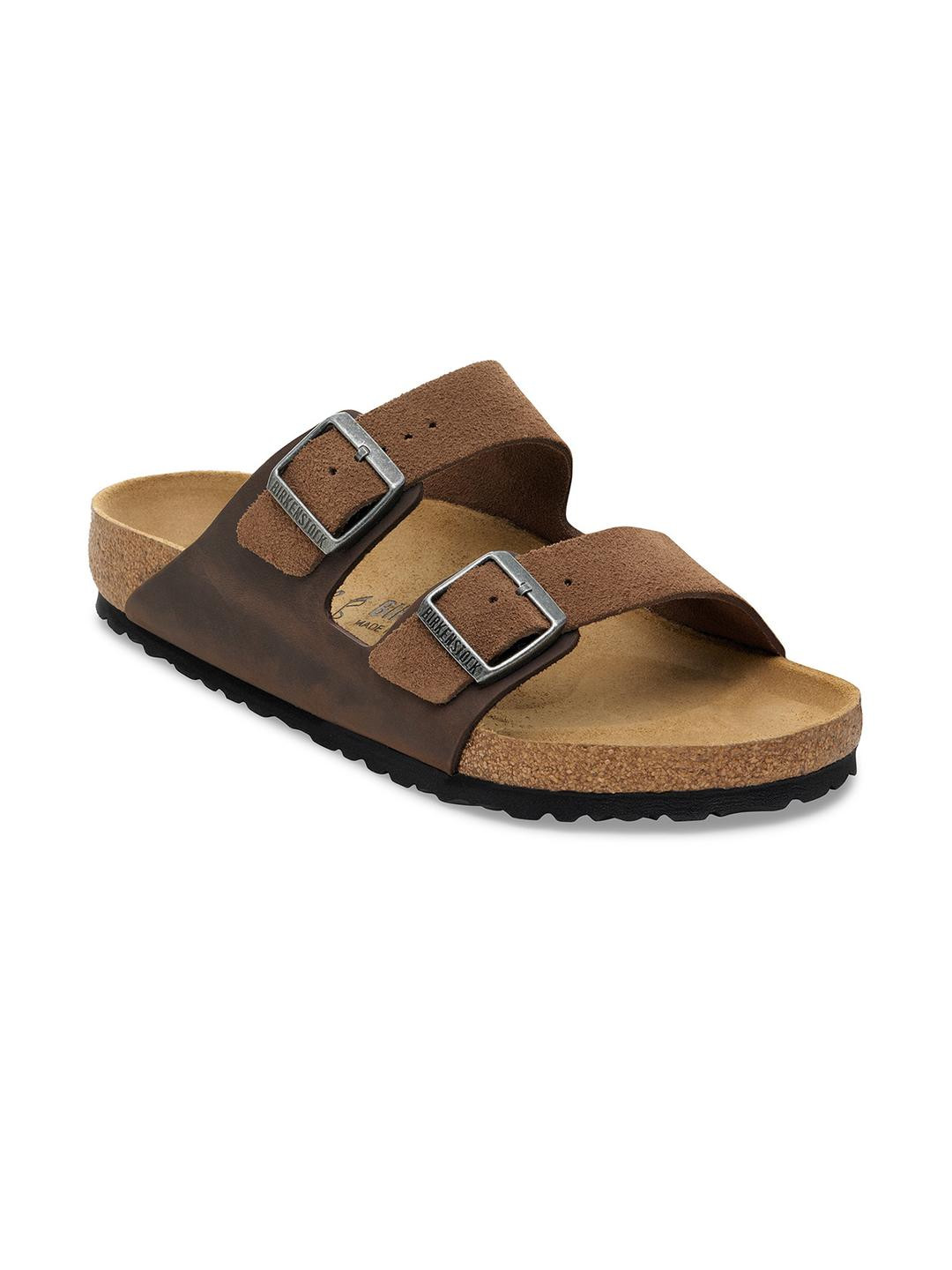Birkenstock Men Brown Casual Slip-On Comfort Sandals