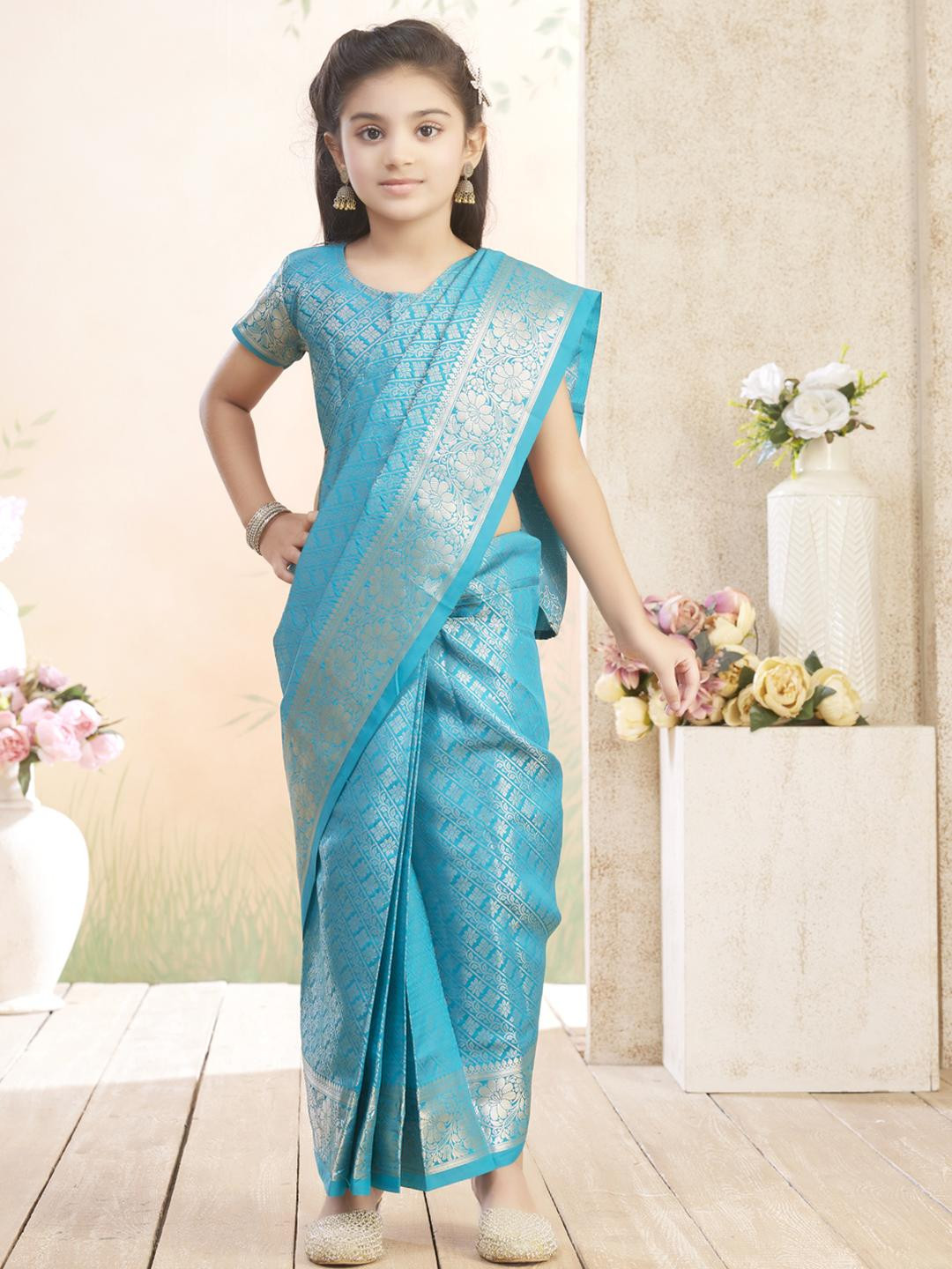 Sangria Green  Sarees