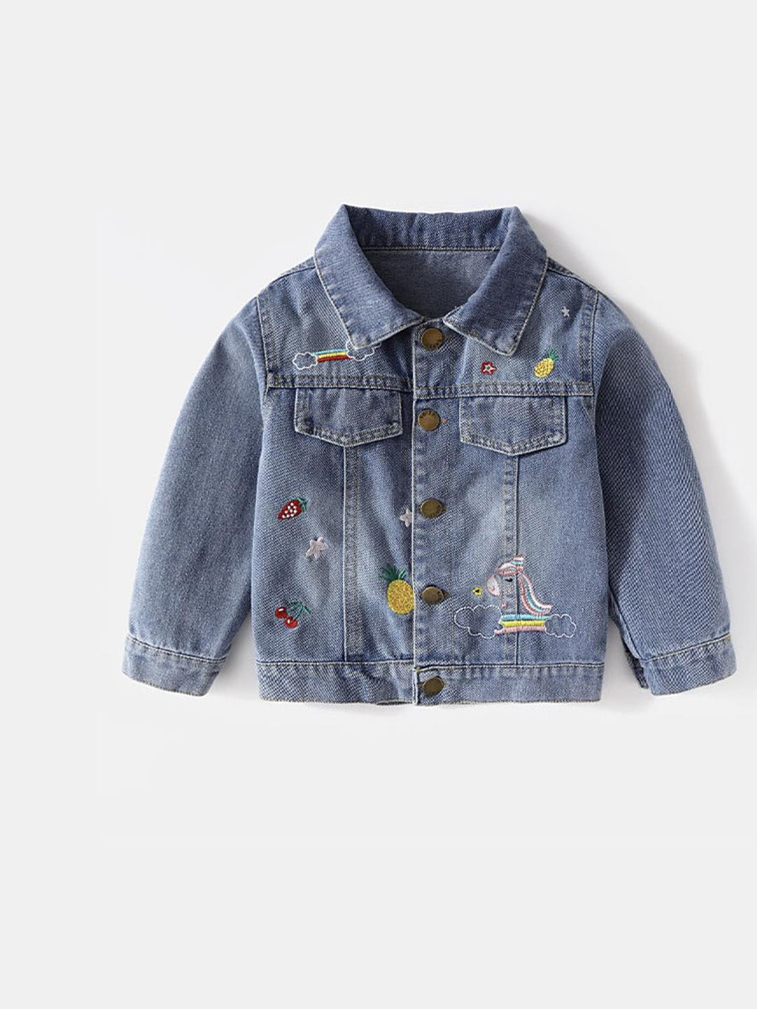 LULU & SKY Girls Denim Jacket
