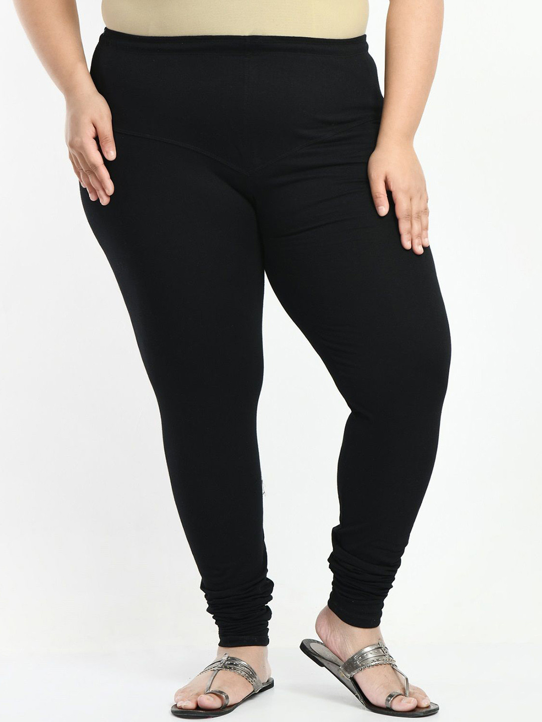 DEEPRA CREATION Plus Size Women Mid-Rise Full Length Churidar Leggings