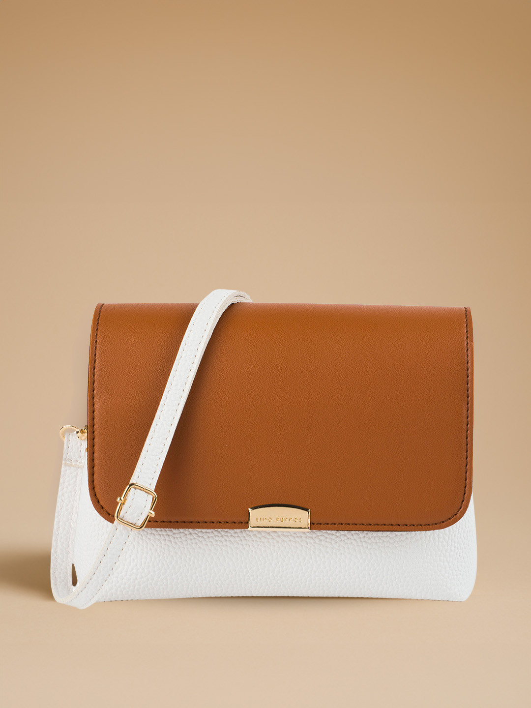 Lino Perros Avril Colourblocked Structured Sling Bag