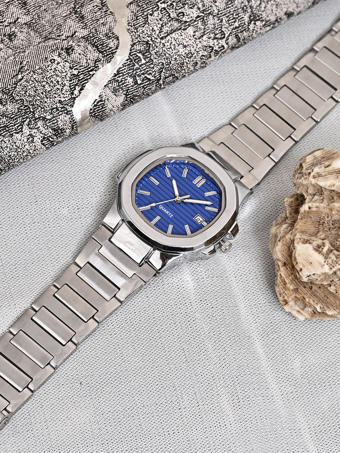 SWADESI STUFF Men Dial & Straps Analogue Watch WPPD BLUE 9