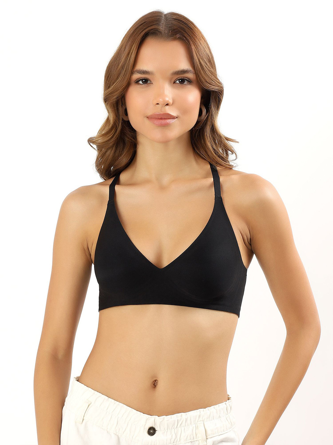 PARKHA Neutrals Collection Women Solid Medium Coverage Heavily Padded Non-Wired Bra