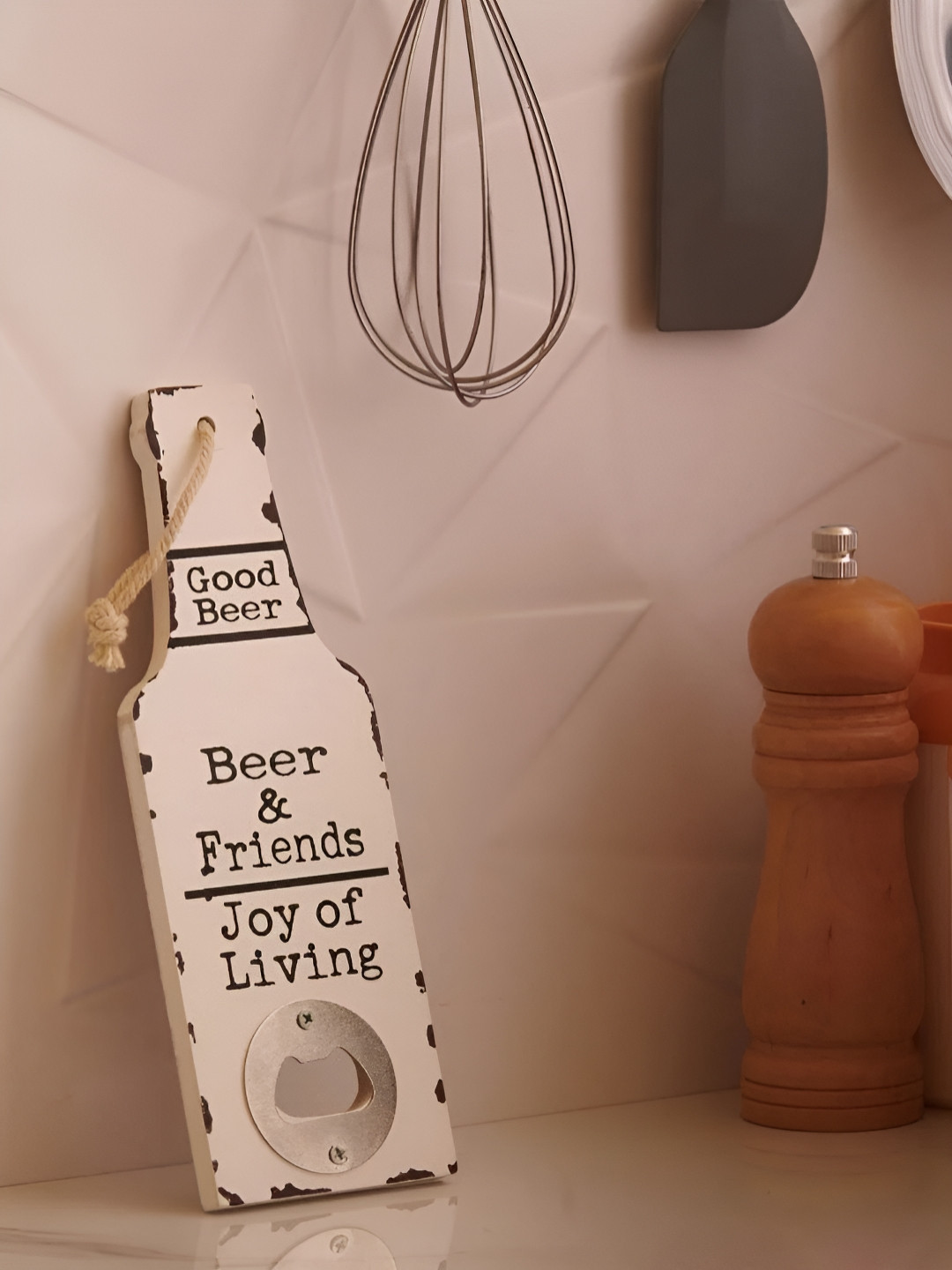 eazy wagon White & Brown Beer & Friends Printed Bottle Opener