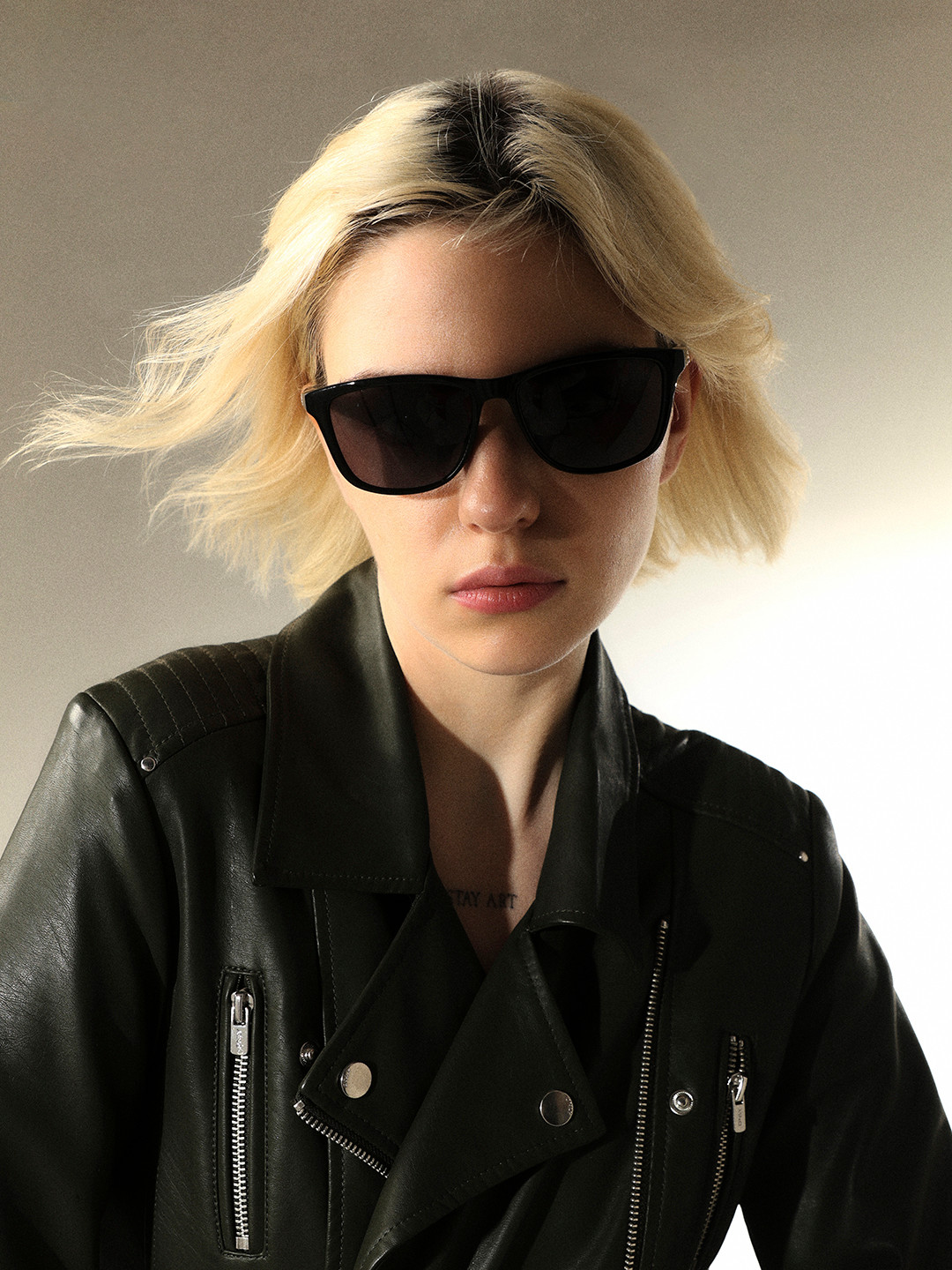 ONLY Women Black Lens & Black Aviator Sunglasses 9020255001-Black