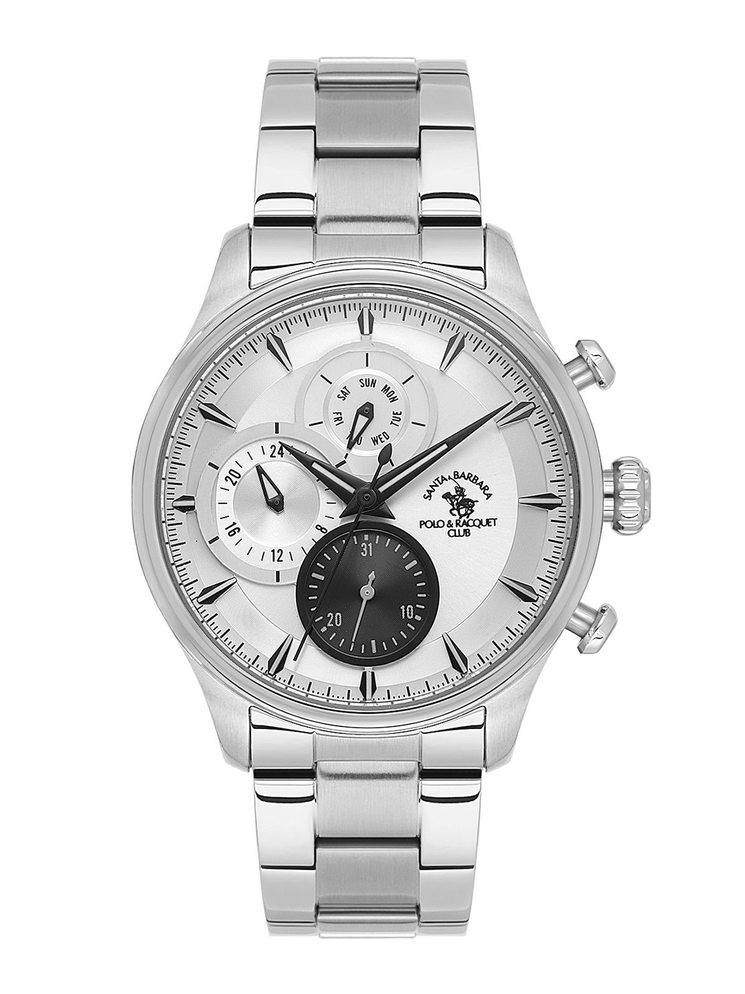 SANTA BARBARA POLO & RACQUET CLUB Men Bracelet Style Straps Analogue WatchSB.4.10023-1