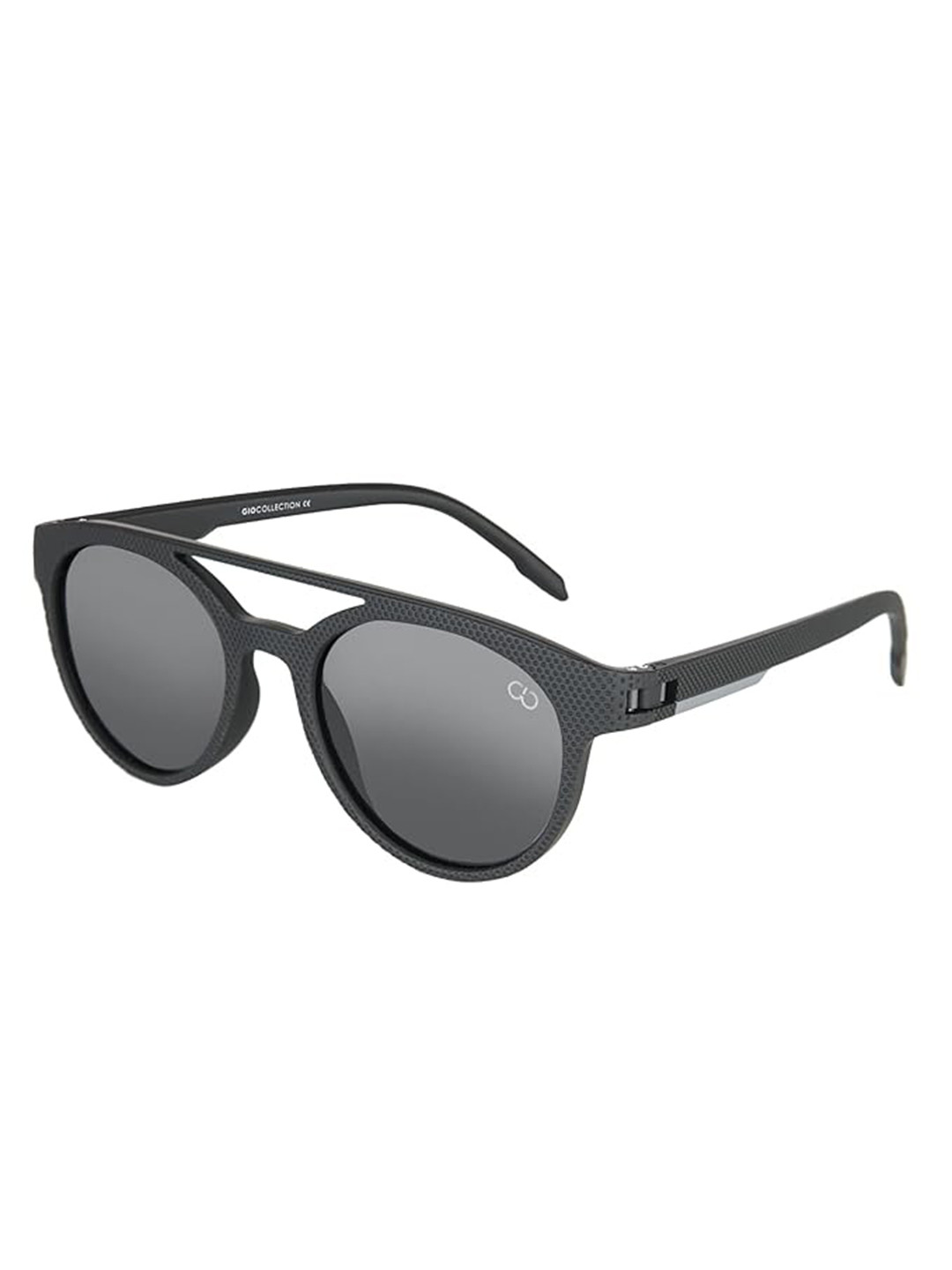 GIO COLLECTION Unisex Round Sunglasses with Polarised and UV Protected Lens GM1043C01_TA
