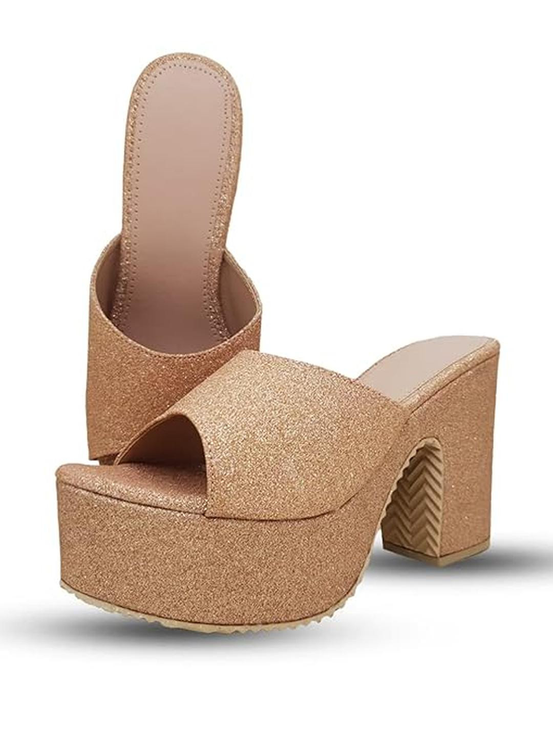 Digni Women Open Back Block Heels