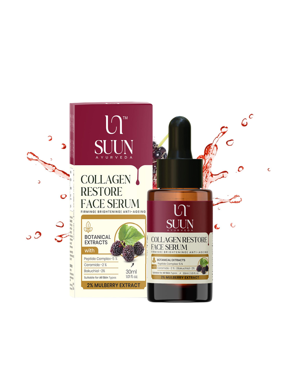 SUUN AYURVEDA Collagen Restore Face Serum 30 ml