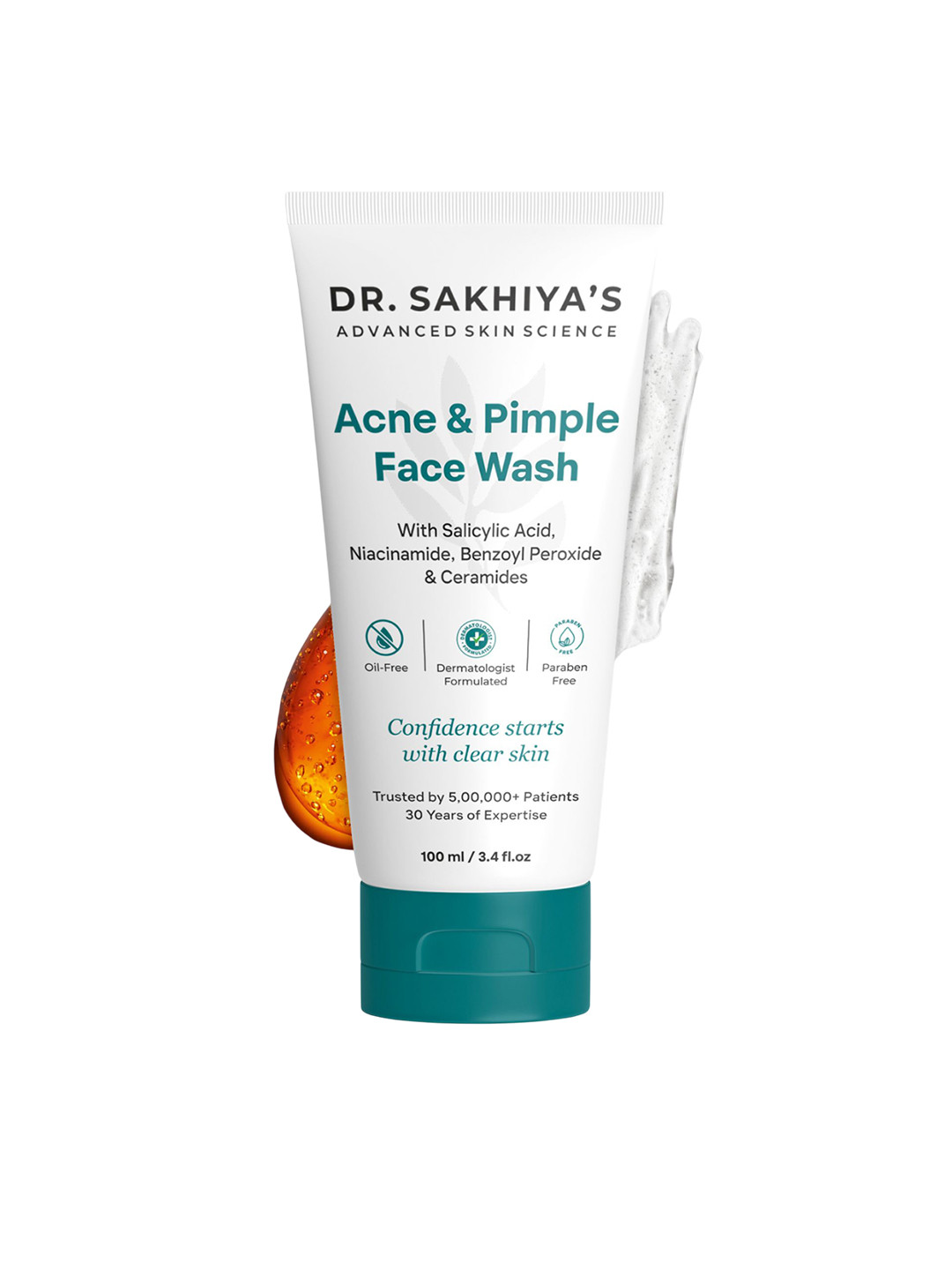 DR. SAKHIYA'S Acne & Pimple Face Wash - 100 ml