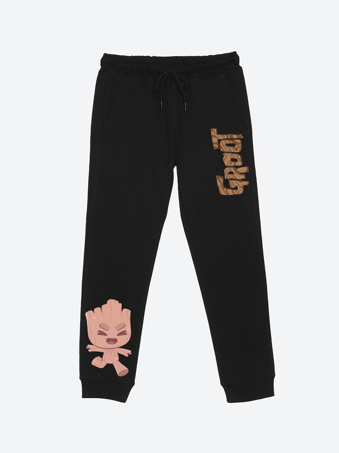 Wear Your Mind Boys Groot Printed Mid-Rise Joggers