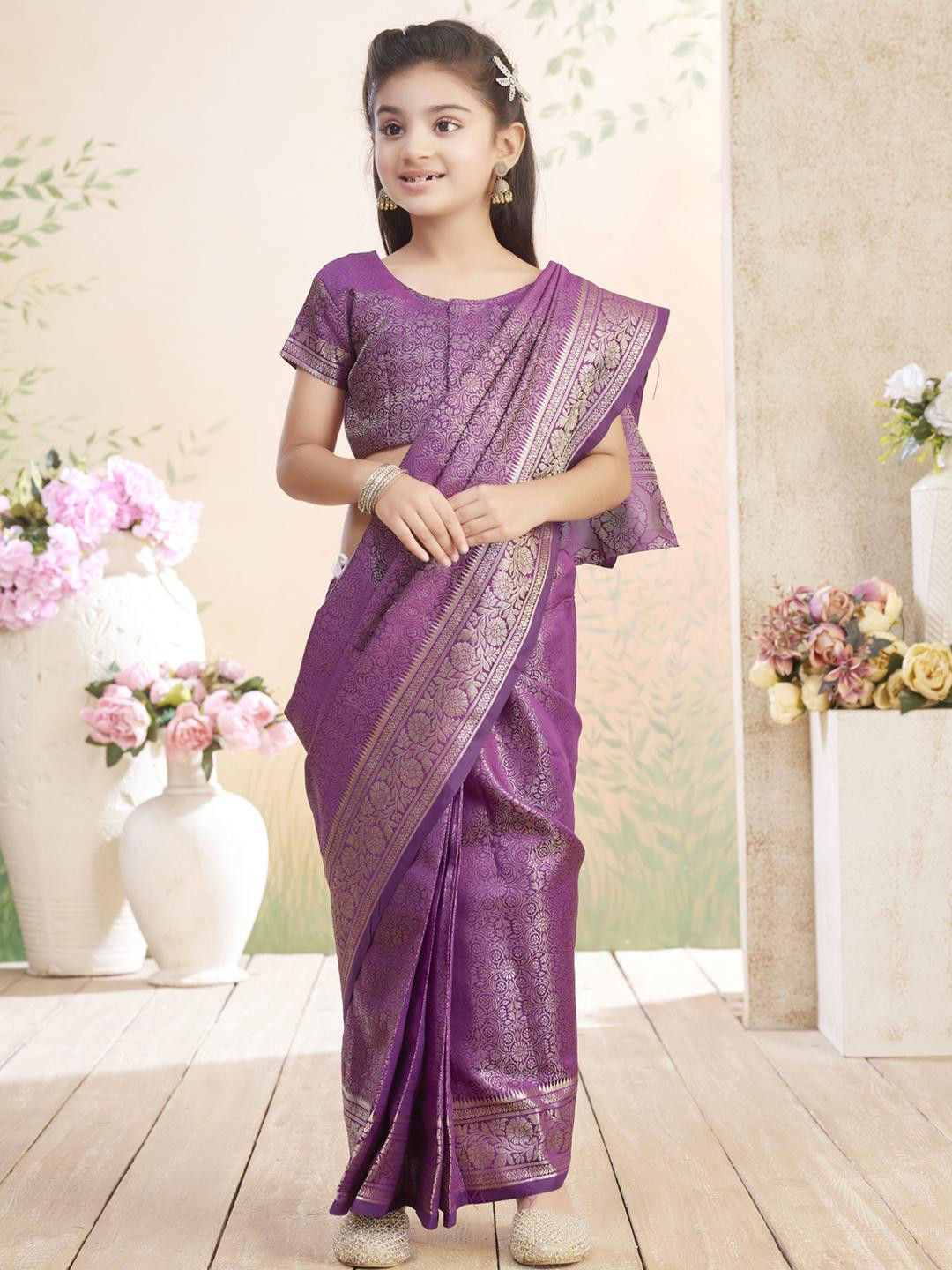 Sangria Purple  Sarees