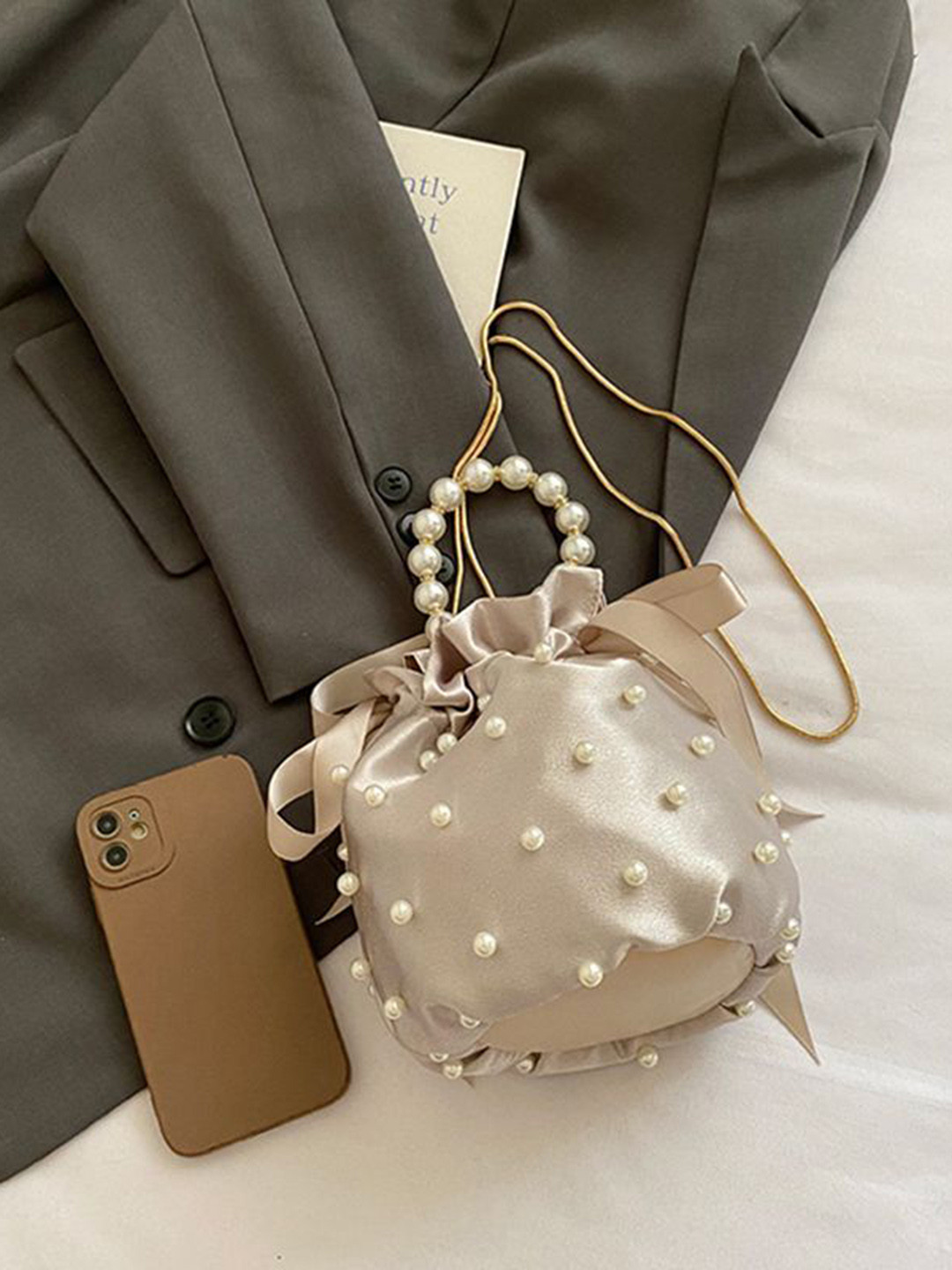 CORSICA One Handle Handheld Bag With Applique