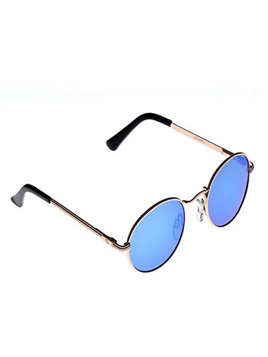 GIO COLLECTION Unisex Round Sunglasses With Polarised Lens