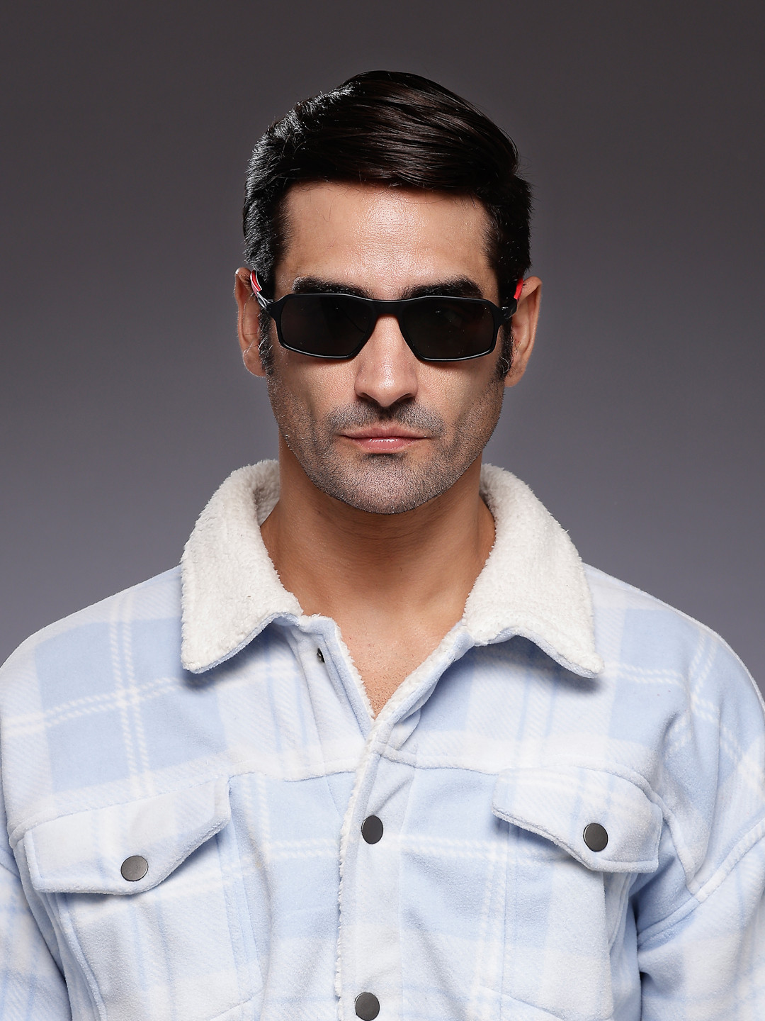 HASHTAG EYEWEAR Unisex Sports Rectangle UV Protected Lens Sunglasses HTSGEX-14122