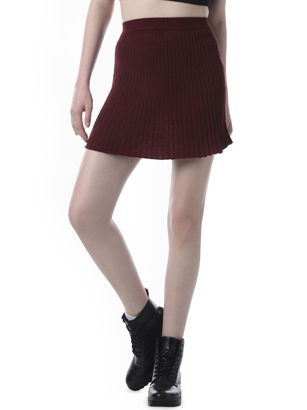 ONLY Self Design Pencil Mini Skirt