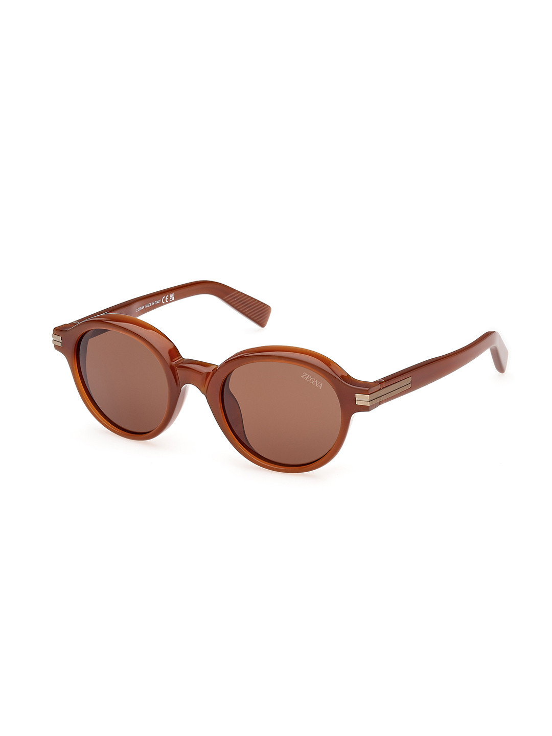 Ermenegildo Zegna  Men Round Sunglasses with UV Protected Lens EZ0253 50 45E