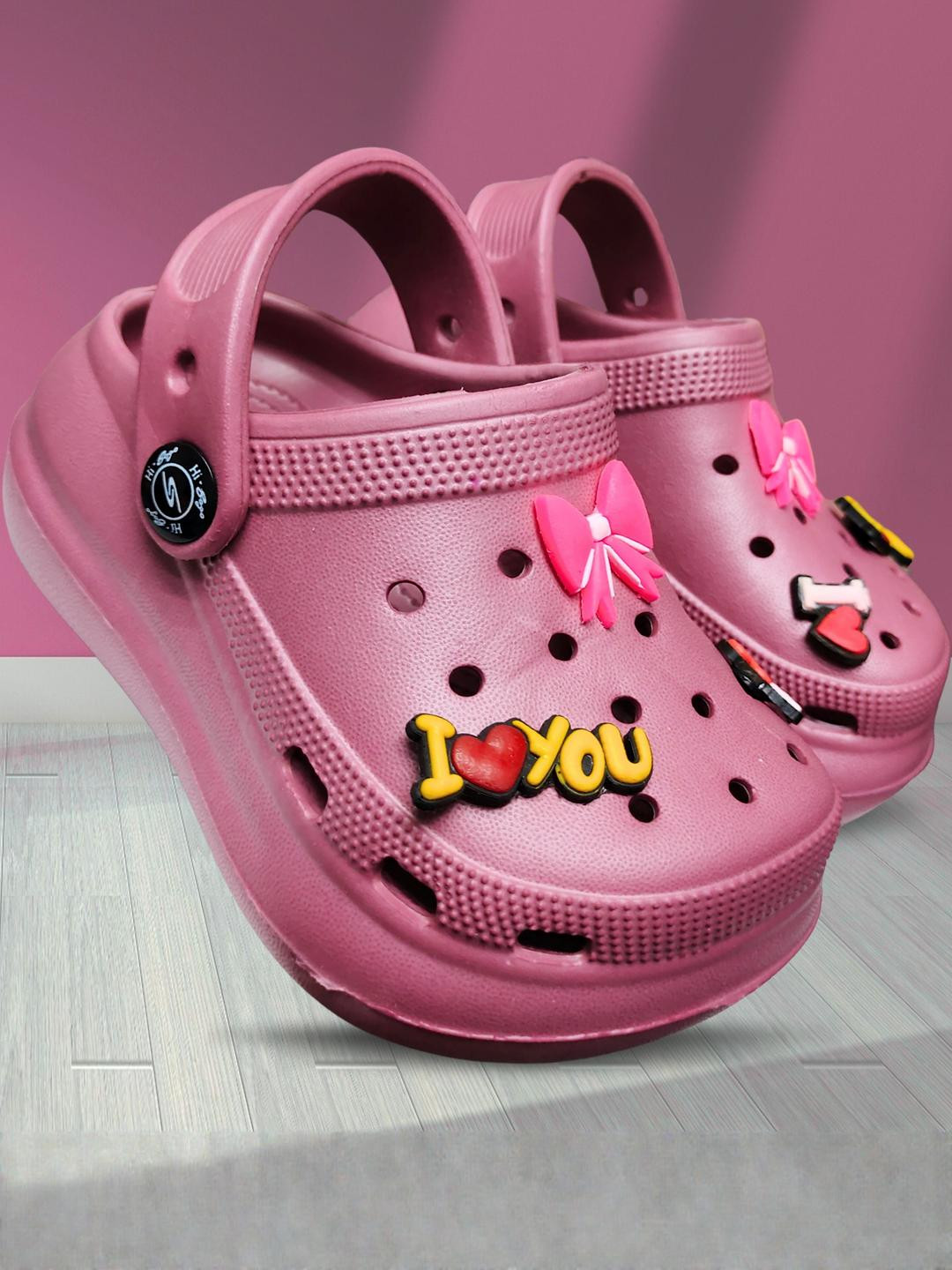 FootStation Girls Stylish Comfortable Clogs For Daily Wear