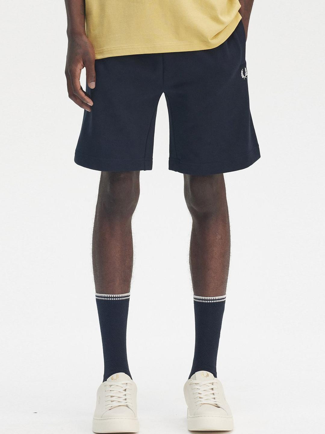 Fred Perry Men Mid-Rise Cotton Regular Shorts