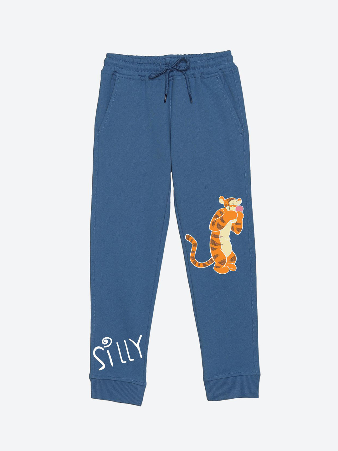 YK Disney Boys Winnie The Pooh Character Printed Mid Rise Joggers