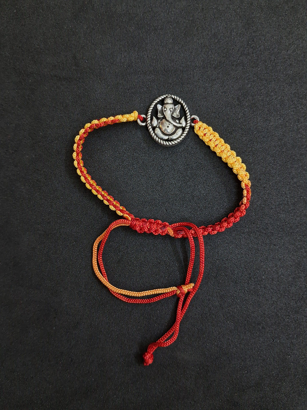 SHILLYN Shri Ganesh Charm Thread Rakhi
