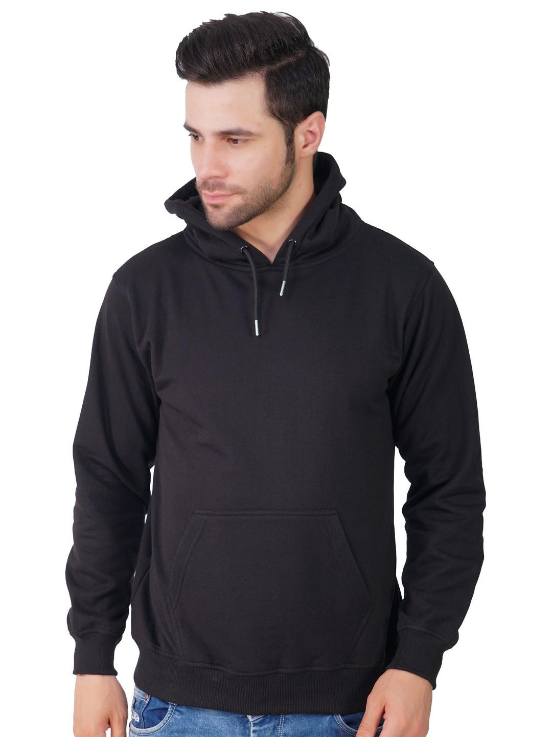 RELIGHT WEARS Men Solid Fleece Winter Hoodies