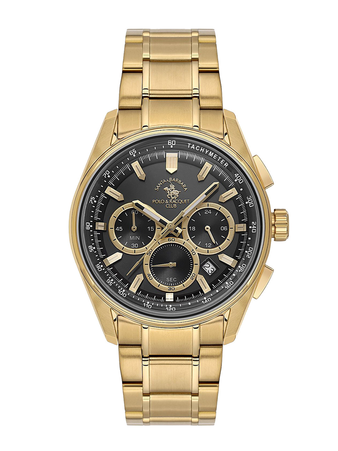 SANTA BARBARA POLO & RACQUET CLUB Men Stainless Steel Straps Analogue WatchSB. 1.10634-5