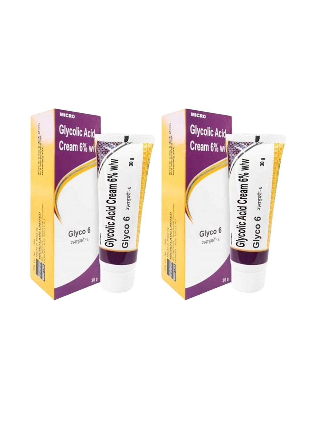 Glyco Set Of 2 Glycolic Acid Cream- 30 g Each