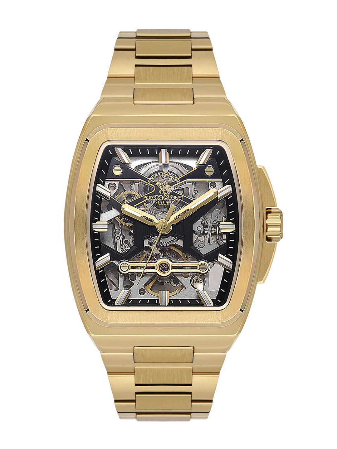 SANTA BARBARA POLO & RACQUET CLUB Men Analogue Automatic Watch SB.1.10630-5-Gold