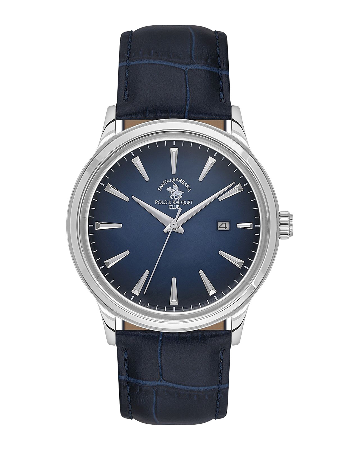 SANTA BARBARA POLO & RACQUET CLUB Men Dial & Leather Straps Analogue Watch SB.4.10022-3