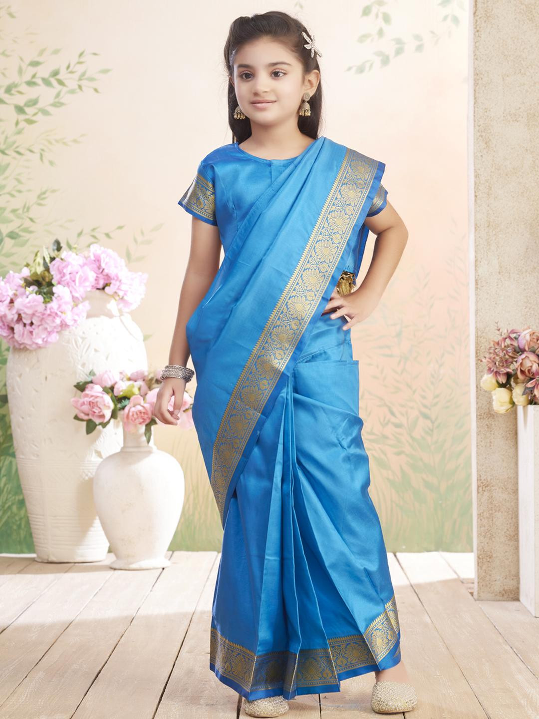 Sangria Blue  Sarees
