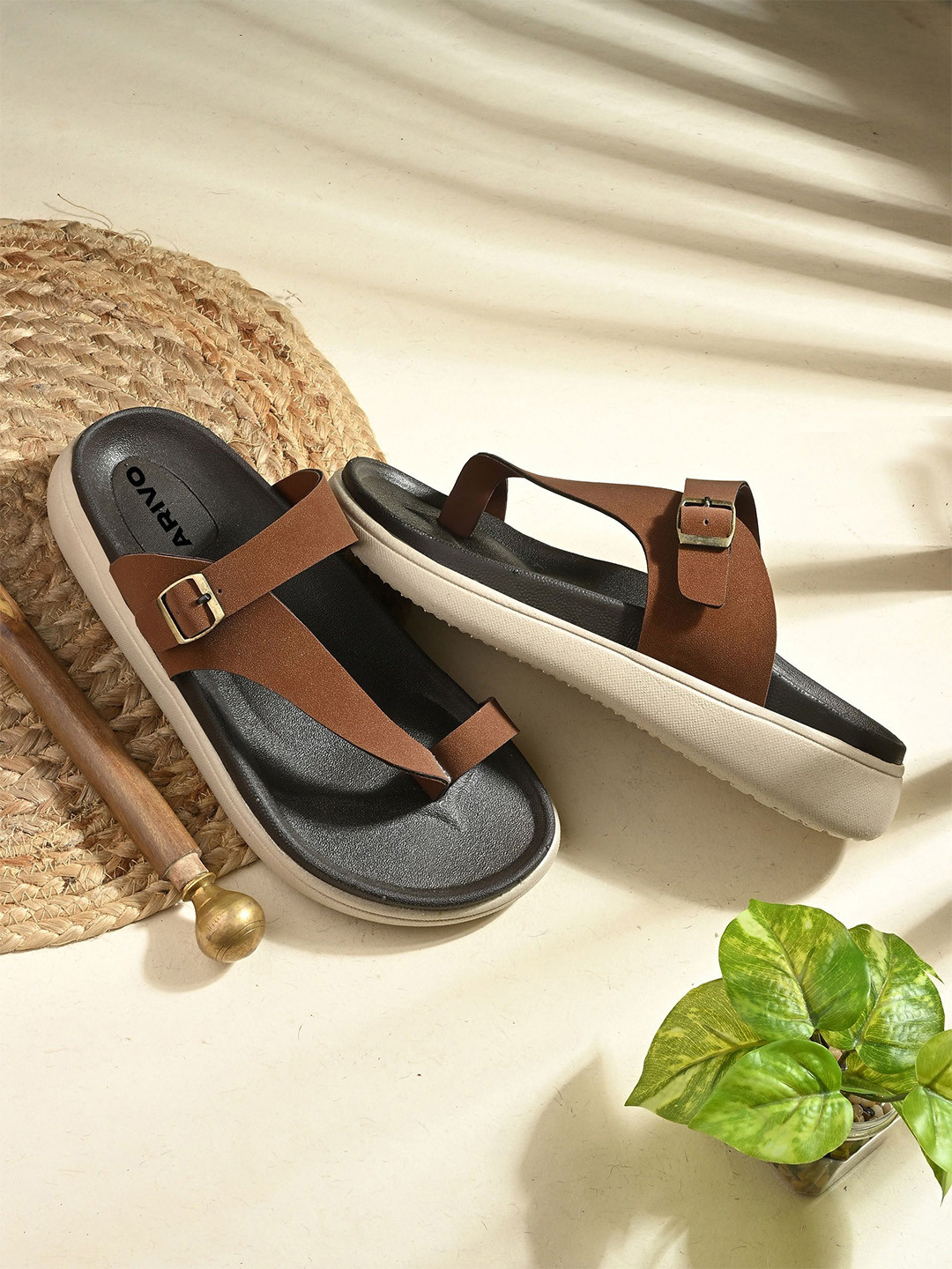 ARIVO Men Comfort Sandals with Buckel