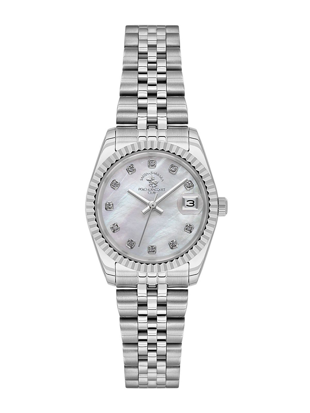 SANTA BARBARA POLO & RACQUET CLUB Women Stainless Steel Straps Analogue Watch SB.4.10016-1