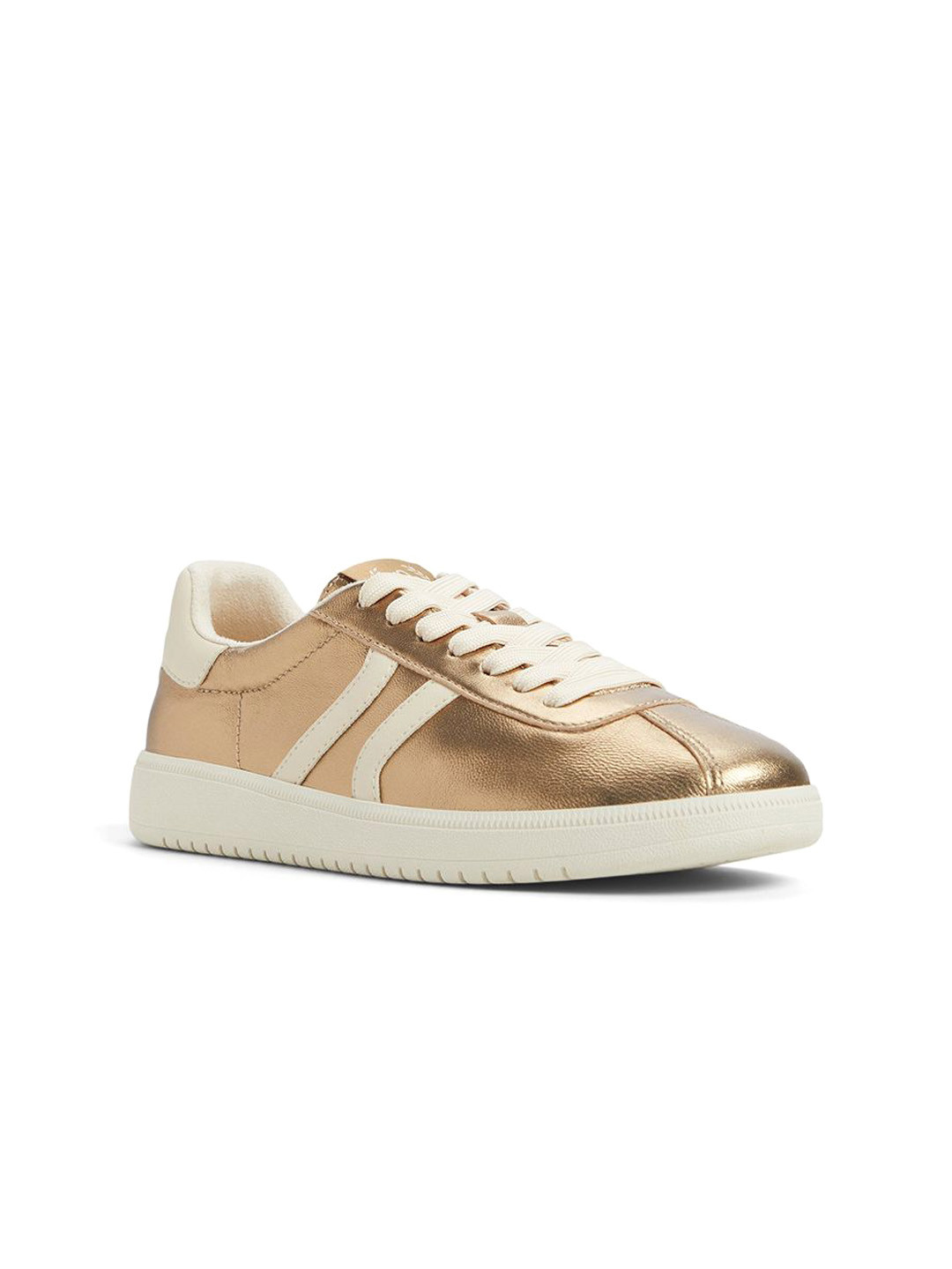 ALDO Chicsneaker Women Striped Leather Sneakers