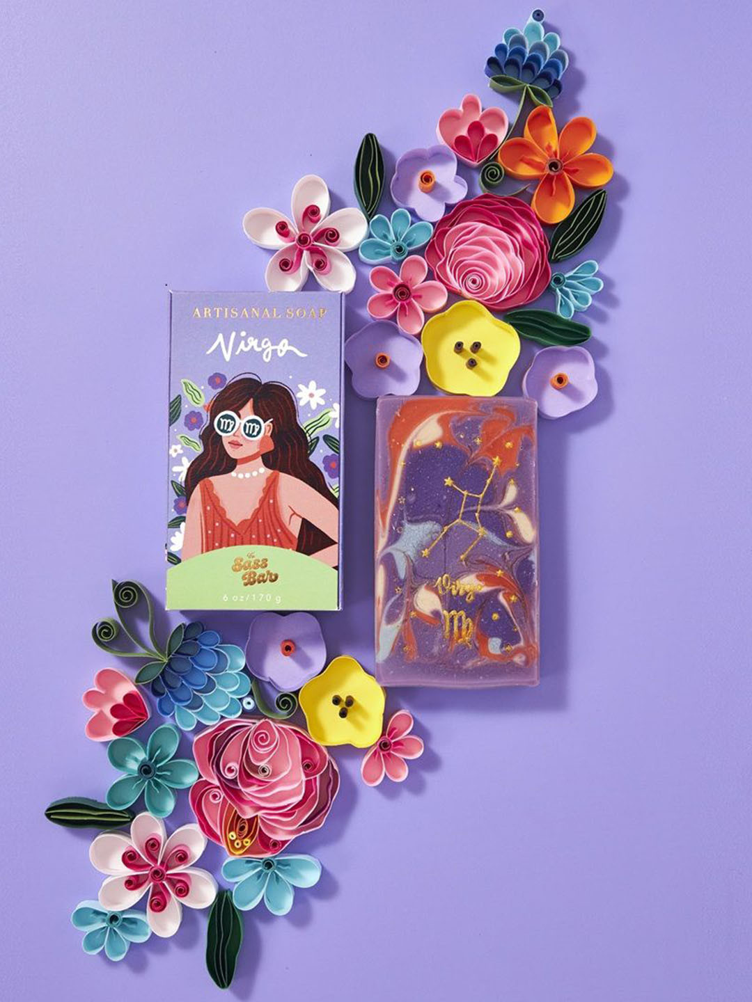 The Sass Bar Virgo Star Sign Soap- 135 g