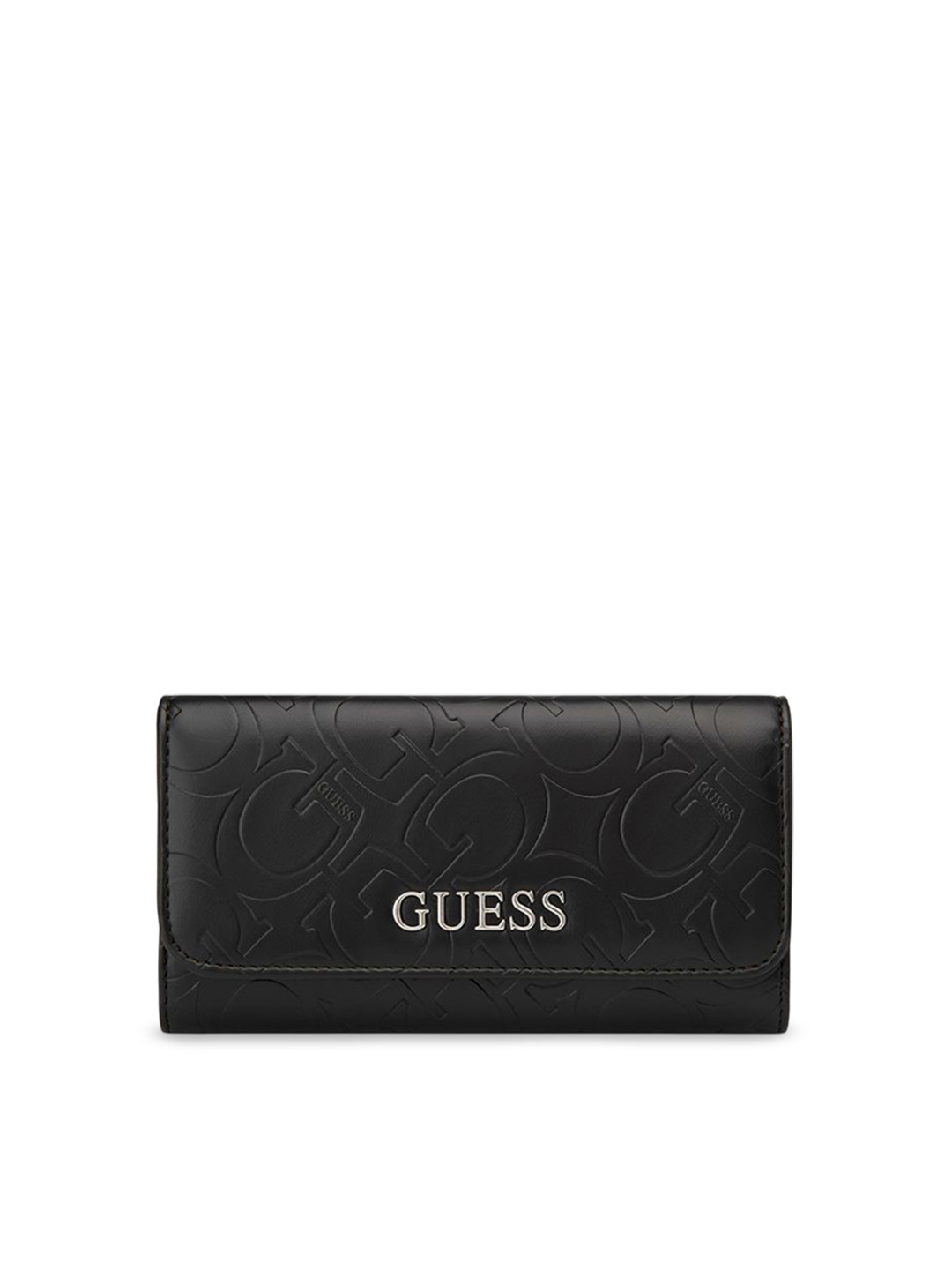 Guess Women Abbas Three Fold Slim Wallet