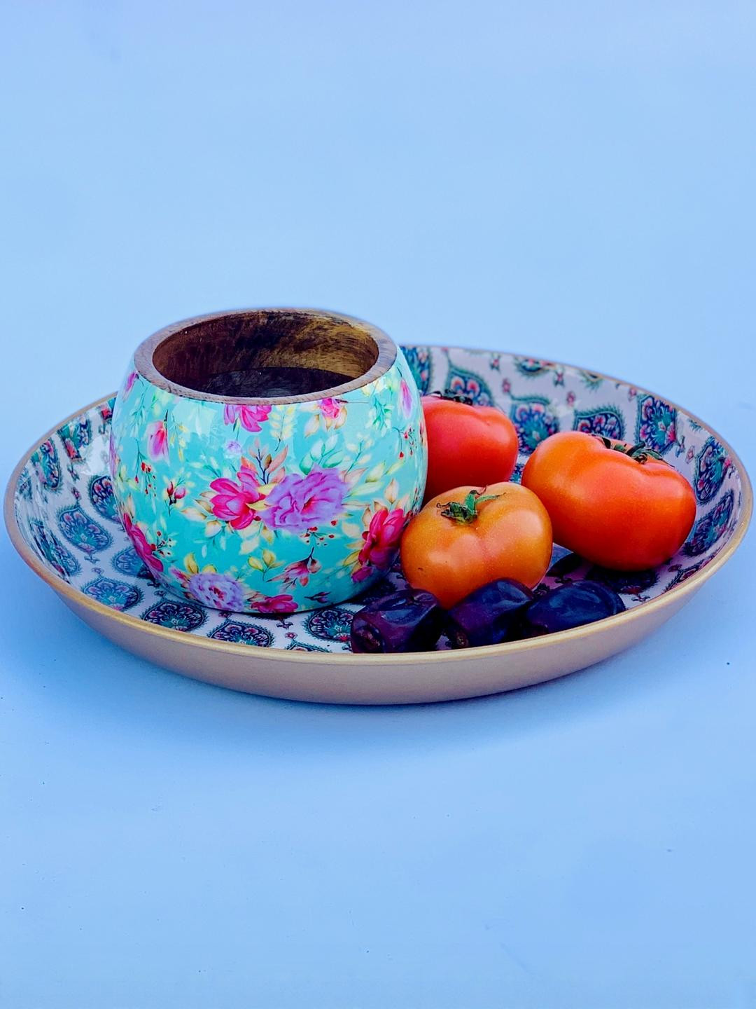 Daisy craft Gold-Toned 2025 Metal Dishwasher and Microwave Safe Serving Tray