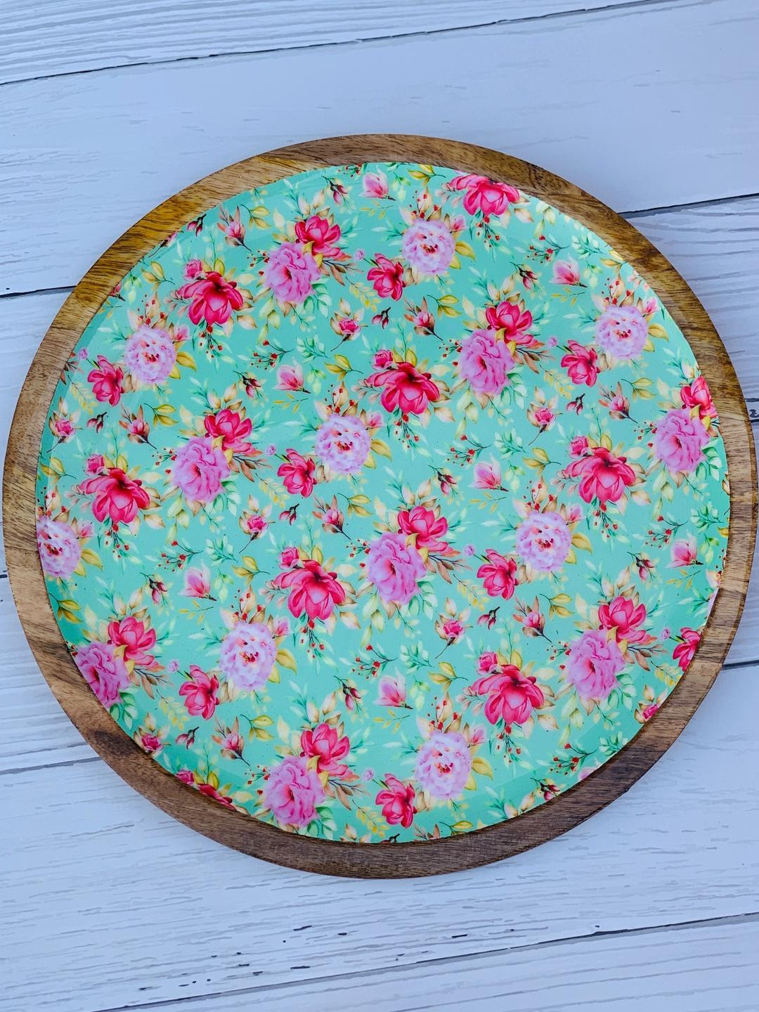 Daisy craft Brown 2025 Wood Easy to Clean Serving Tray