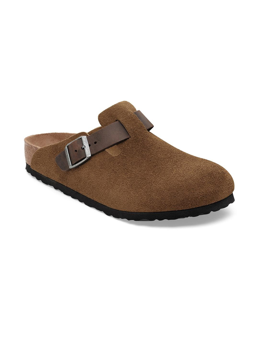 Birkenstock Men Brown Casual Slip-On Clogs