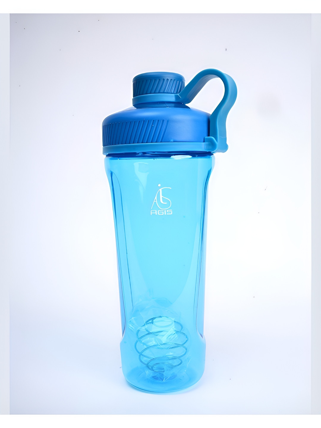 AGIS Blue & Transparent Printed Military Shaker-800 ML