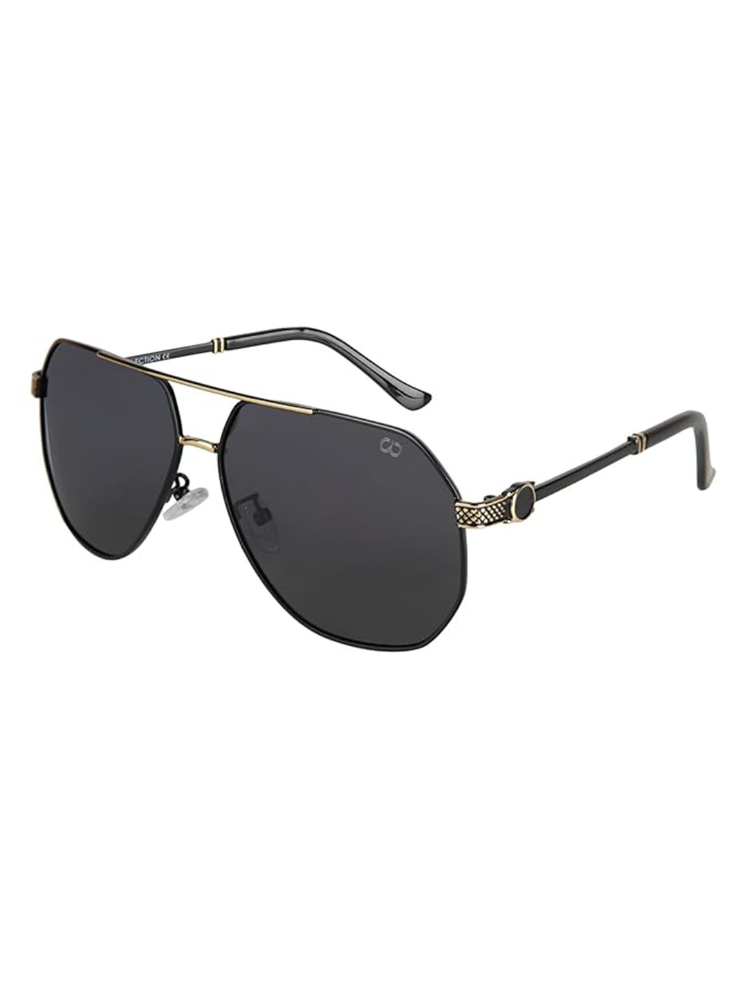 GIO COLLECTION Unisex Aviator Sunglasses with UV Protected Lens GM1029C01_TA