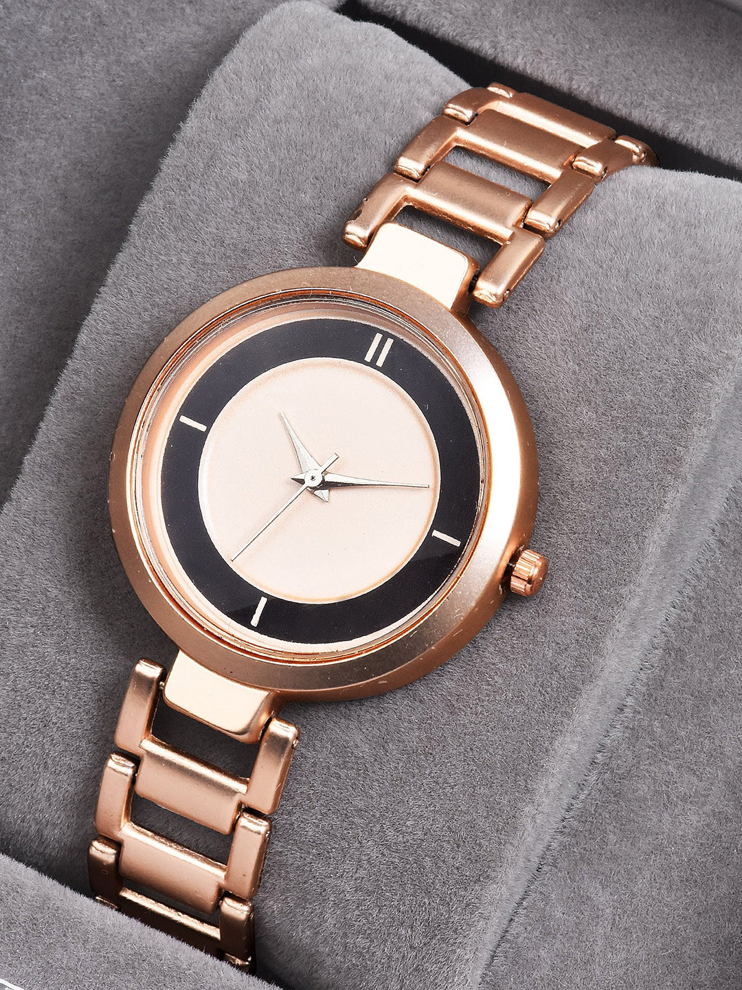 SWADESI STUFF Women Dial & Straps Analogue Watch W312 ROSEGOLD