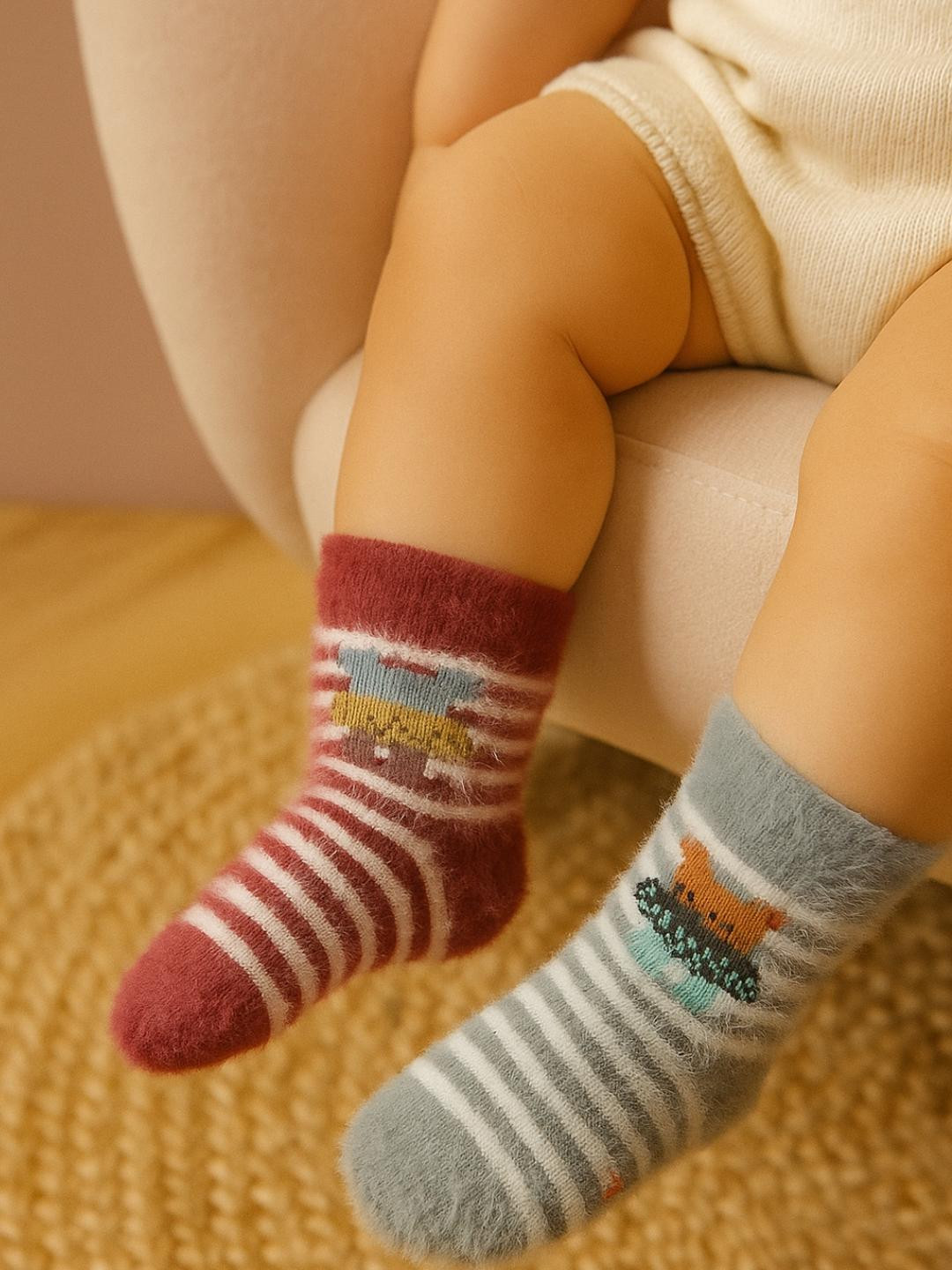 Cdeck Unisex Baby Rabbit Wool Socks