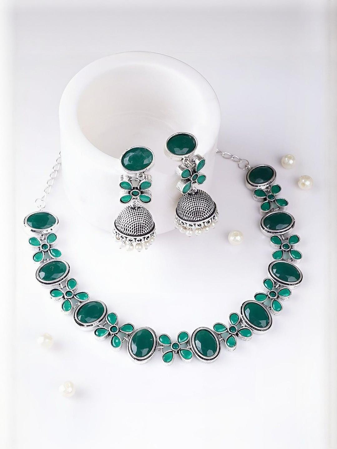 Anouk Rhodium Plated Jewelry Set