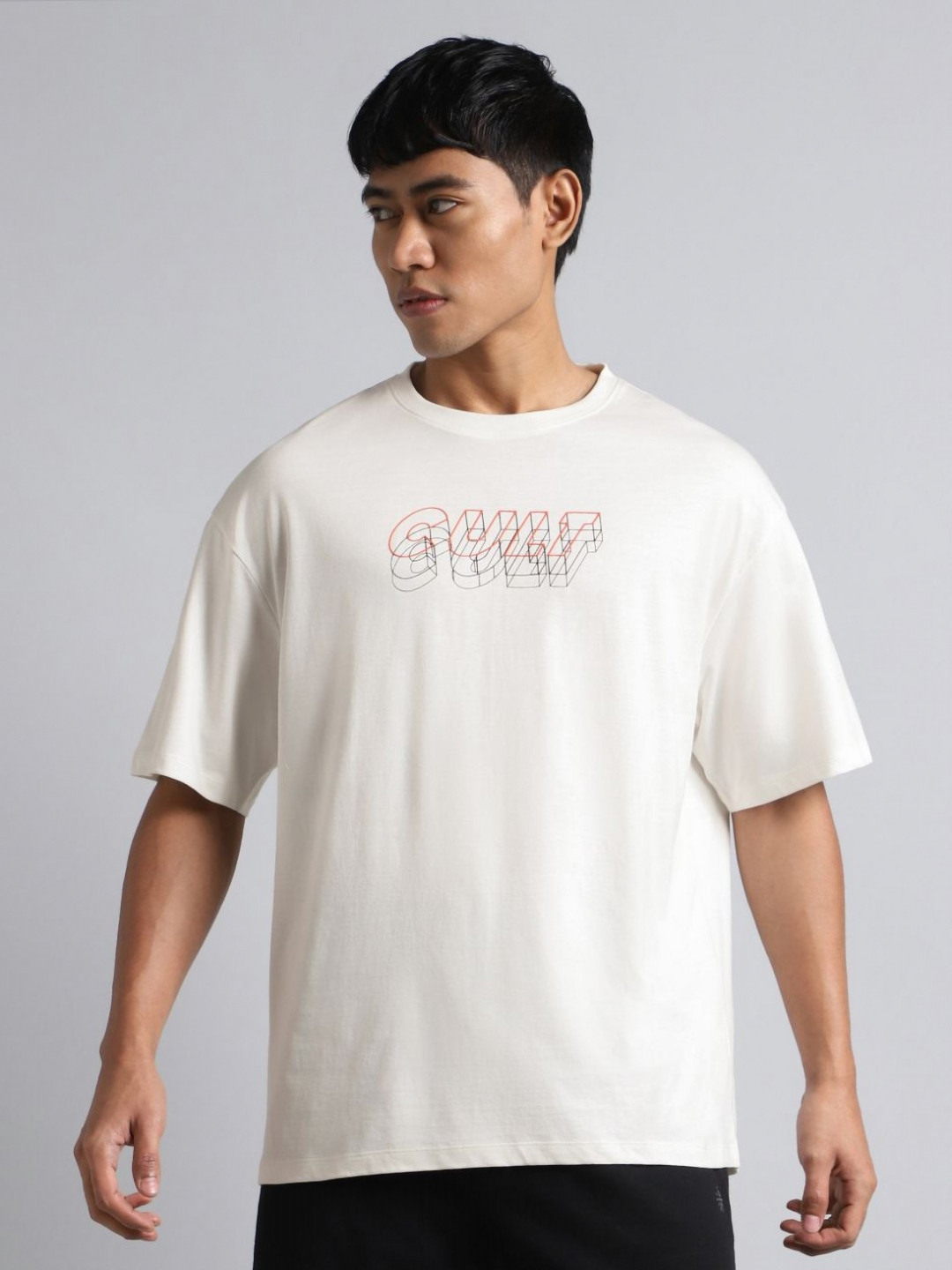 CULT Men White Cult Graphic Relaxed Fit T-shirt