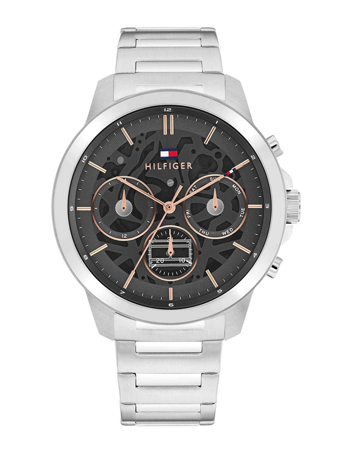 Tommy Hilfiger Henry Round Dial Men's Stainless Steel Watch - TH1710683W
